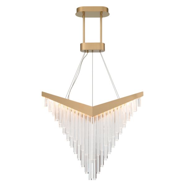 Żyrandol Quintiesse QN-VIVIEN-P-L-BG Eurofase Vivien Vivien Chandelier Matte Gold