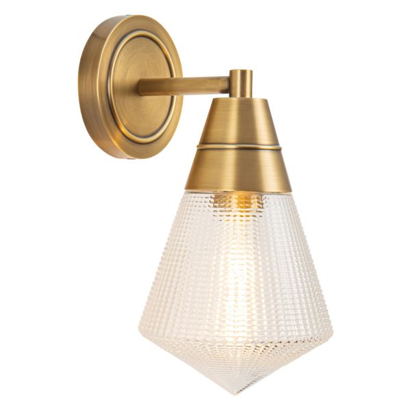 Бра Quintiesse QN-WILLARD-1WB-VBS-PG Alora Willard Willard 1 lt Wall Light Vintage Brass