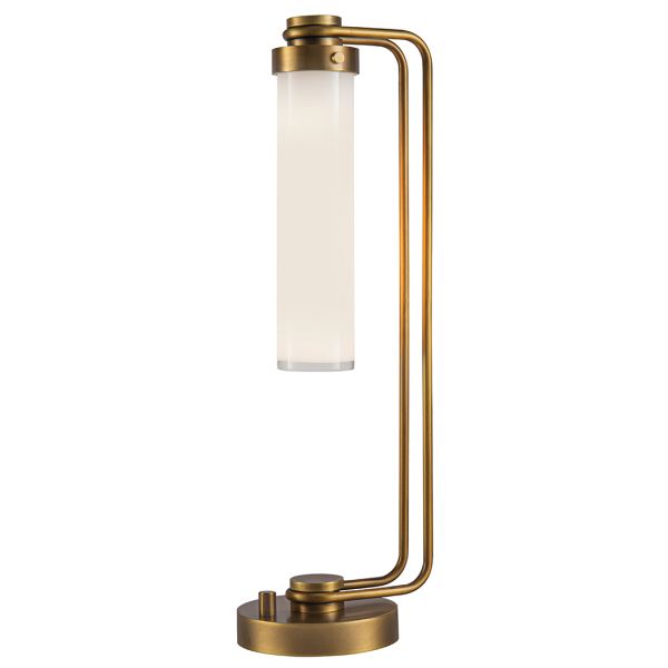 Настільна лампа Quintiesse QN-WYNWOOD-TL-VBS Alora Wynwood Wynwood 1 lt Table Lamp Vintage Brass