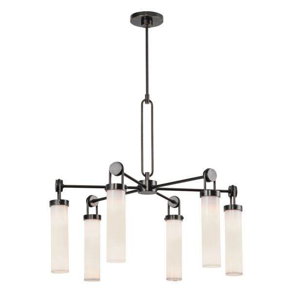 Żyrandol Quintiesse QN-WYNWOOD6-UBZ Alora Wynwood Wynwood 6 lt Chandelier Urban Bronze