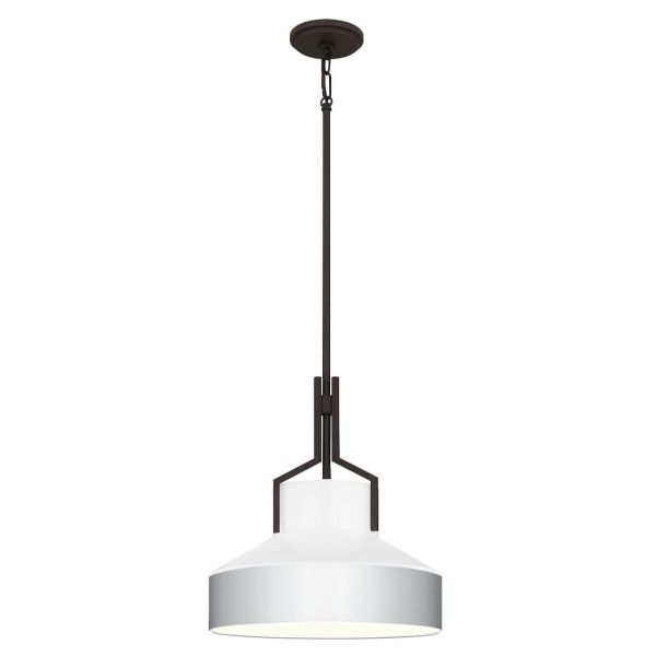 Lampa wisząca Quoizel QZ-BRECKEN-2P-OZ-OPAL