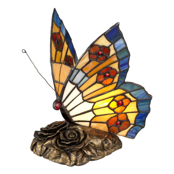 Настільна лампа Quoizel QZ-OBUTTERFLY-TL Tiffany Animal Lamps