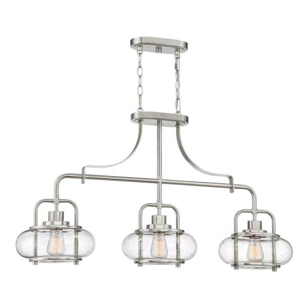 Lampa wisząca Quoizel QZ-TRILOGY-ISLE-BN