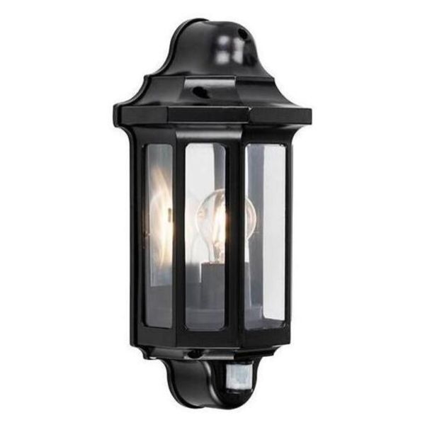 Lampa ścienna Saxby 1818PIR Traditional PIR Half lantern