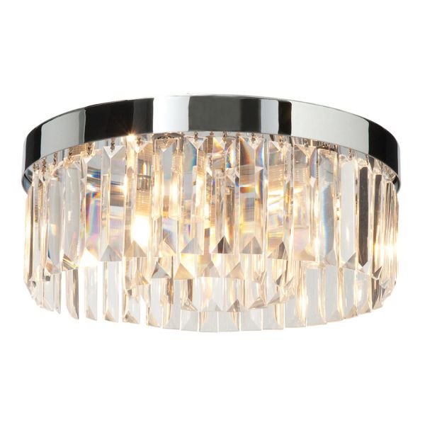 Люстра Saxby 35612 Crystal 5lt flush