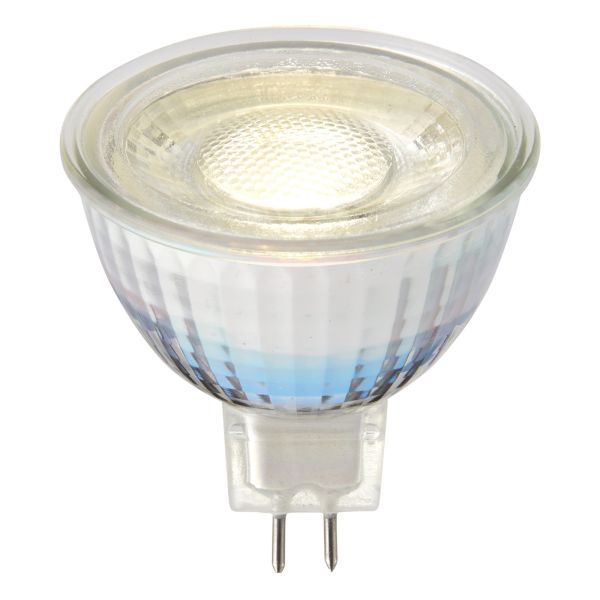 Лампа світлодіодна Saxby 92535 потужністю 7W. Типорозмір — MR16 з цоколем GU5.3, температура кольору — 3000K