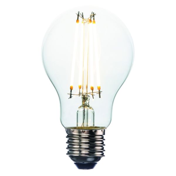 Лампа світлодіодна  сумісна з димером Saxby 94343 потужністю 7W з цоколем E27, температура кольору — 2700K