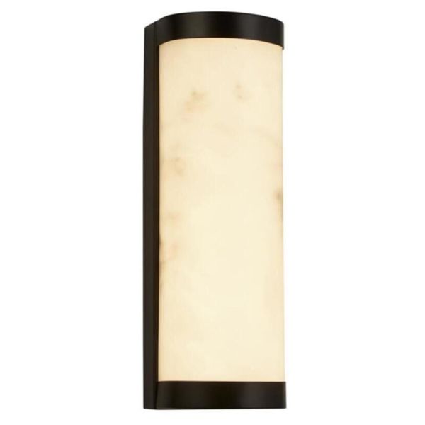 Підсвітка для дзеркала Searchlight 10889BK Nile LED Wall Light, Matt Black Metal & Marrbleised Resin