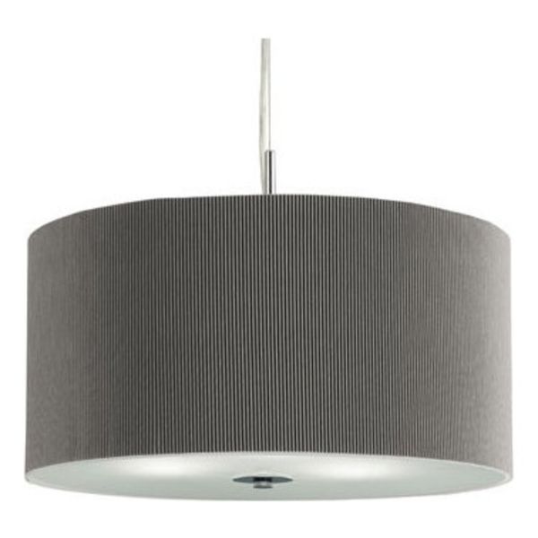 Підвісний світильник Searchlight 2353-40SI Drum Pleat Pendants