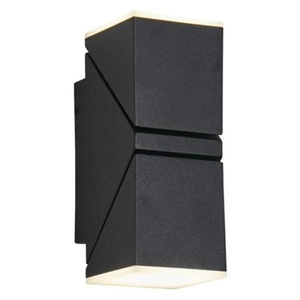 Lampa ścienna Searchlight 36170BK Montana LED Outdoor Wall Light, Black