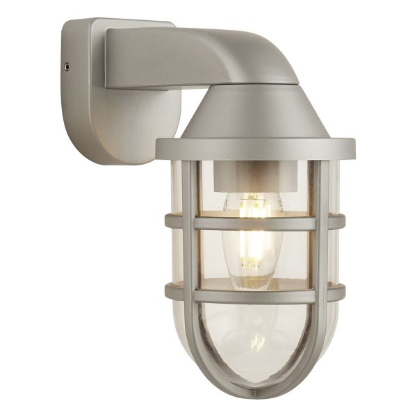 Бра Searchlight 61133SI Seaside Outdoor Wall Light - Silver