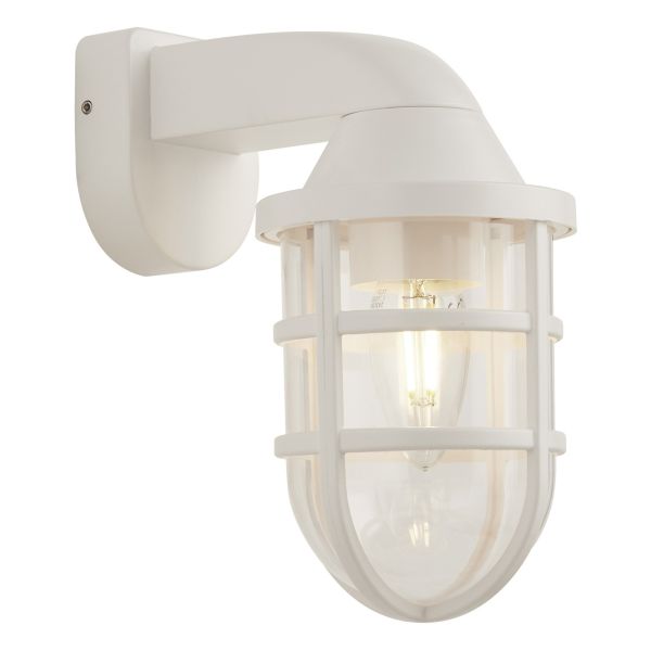 Kinkiet Searchlight 61133WH x Seaside Outdoor Wall Light - White