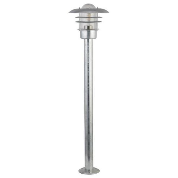 Парковий світильник Searchlight 61159-980SI x Conrad Outdoor Galvanised Post