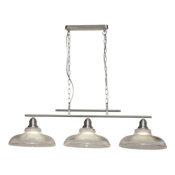 Lampa wisząca Searchlight 7183-3SS Bistro III