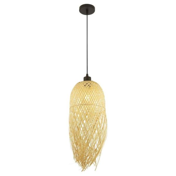 Żyrandol Searchlight 7188CW Bali Pendant - Bamboo Shade