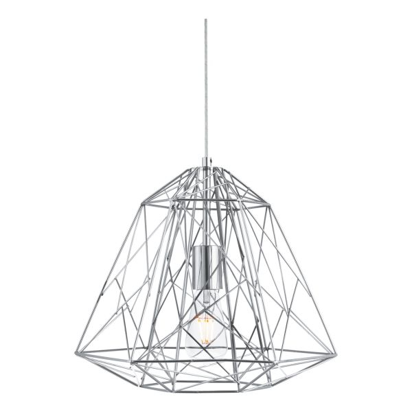 Lampa wisząca Searchlight 7271CC Geometric Cage