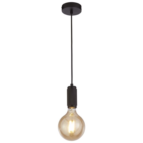 Підвісний світильник Searchlight 77651BK 3 Meter Suspension, Black