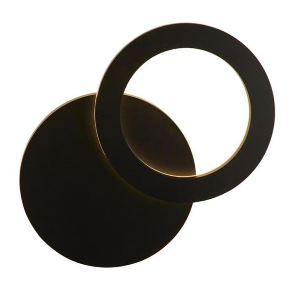 Lampa ścienna Searchlight 84751BK Hyde LED Outdoor Wall Light, Black