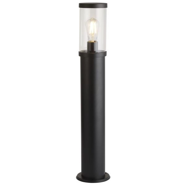 Парковий світильник Searchlight 8631-730 Bakerloo Outdoor Post - 730mm Black with Clear Glass