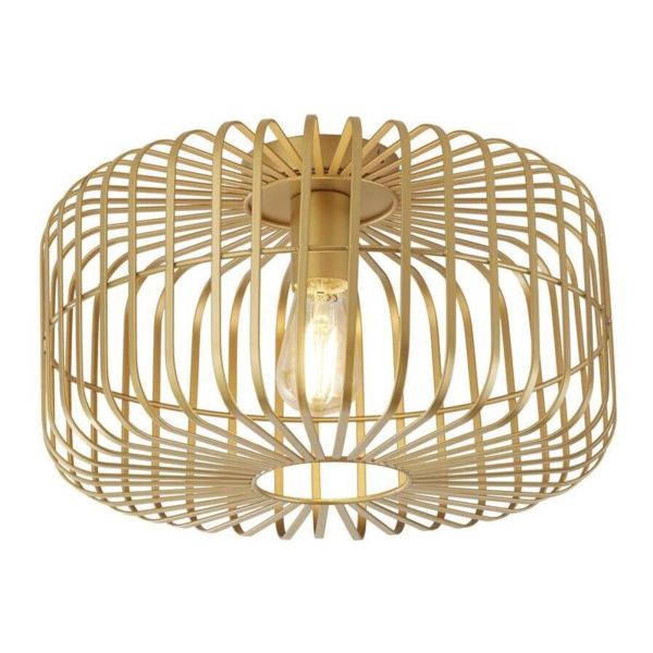 Люстра Searchlight 86560GO Cage Flush - Matt Gold