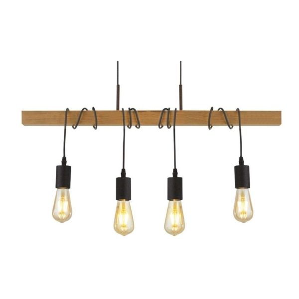 Lampa wisząca Searchlight 95041-4BR Woody