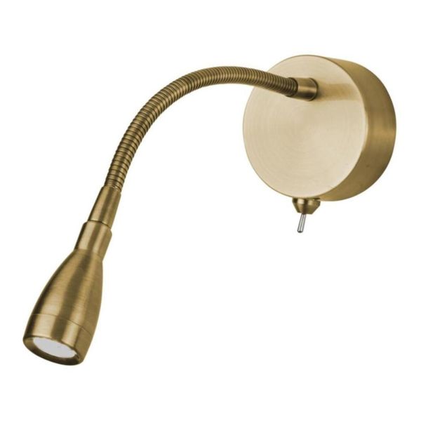 Бра Searchlight 9917SB Flexy LED Adjustable Wall Light -Satin Brass
