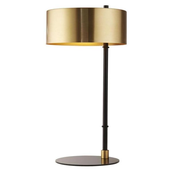 Настільна лампа Searchlight EU20224-1GO Knox Table Lamp - Gold & Matt Black