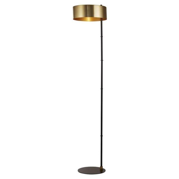 Lampa podłogowa Searchlight EU20225-1GO Knox Floor Lamp - Gold & Matt Black