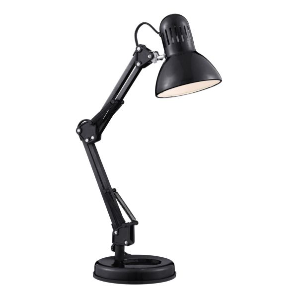 Lampa stołowa Searchlight EU2429BK Desk Partners