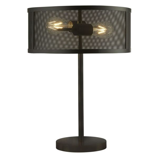 Lampa stołowa Searchlight EU2822-2BK Fishnet