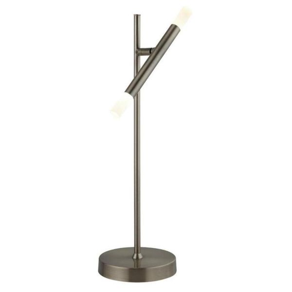 Настільна лампа Searchlight EU4867SN Tubes LED Table Lamp - Satin Nickel