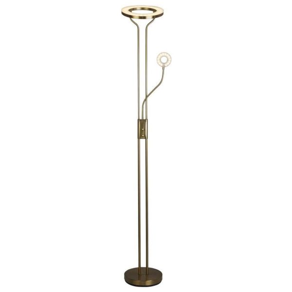 Торшер Searchlight EU55601SB Mother & Child LED Floor Lamp - Satin Brass