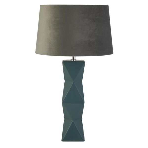 Настільна лампа Searchlight EU60064BL x Chatham Table Lamp - Blue Ceramic