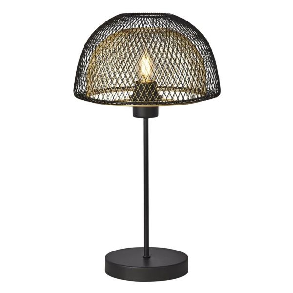 Lampa stołowa Searchlight EU6848BGO Honeycomb