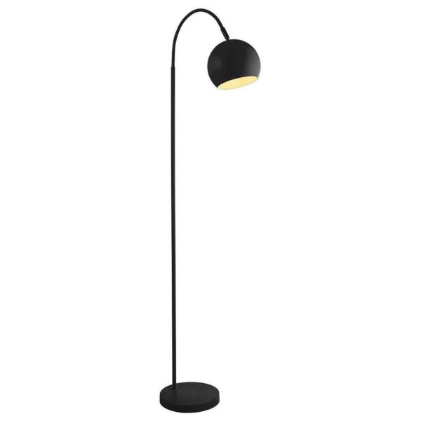 Lampa podłogowa Searchlight EU88011BK Calumn Arc Floor Lamp - Matt Black