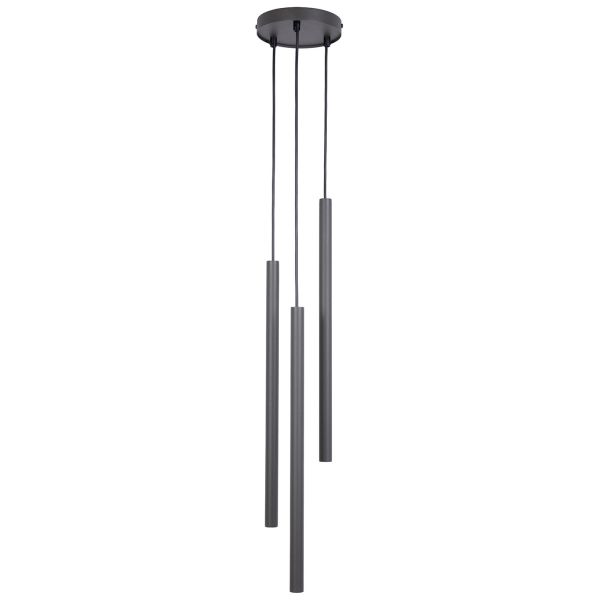 Lampa wisząca Sigma 41200 Sopel 3 koło ciemna oliwka