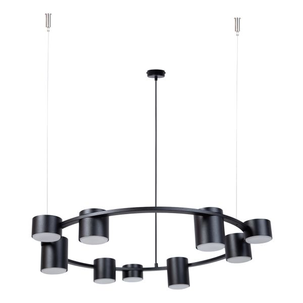 Żyrandol Sigma 41338 Kodo 9 zwis czarny