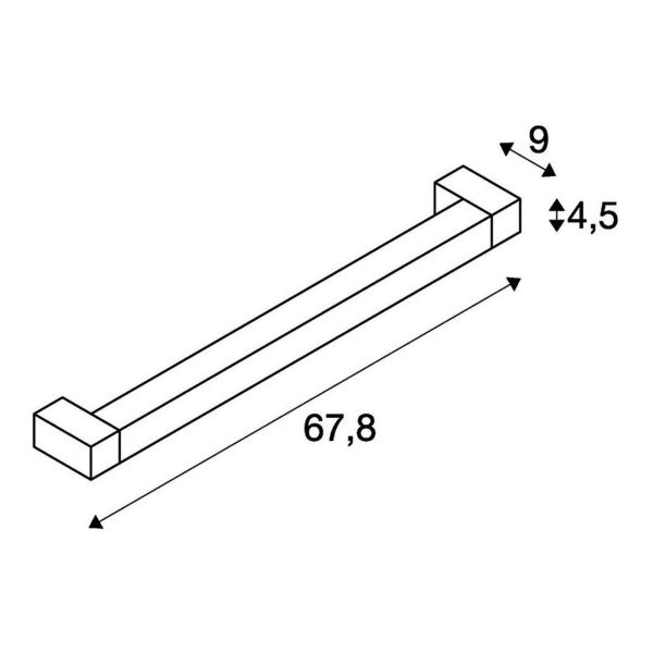 Wymiary produktu SLV 1001020 LONG GRILL, rozmiary