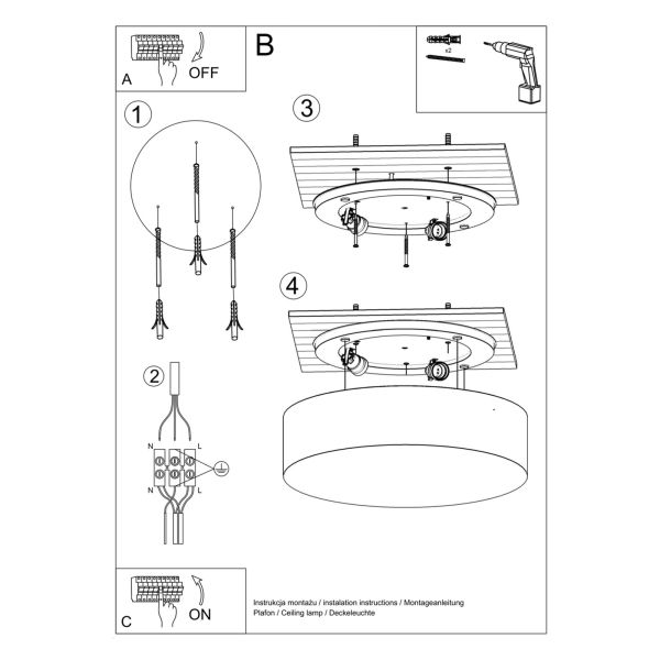 Obraz z informacjami o produkcie Sollux SL.0127 Arena black
