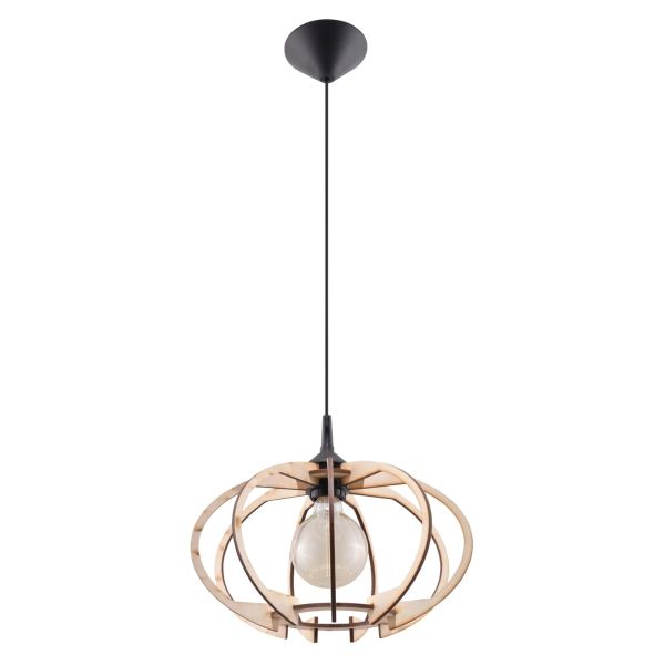 Lampa wisząca Sollux SL.0392 Mandelino natural wood