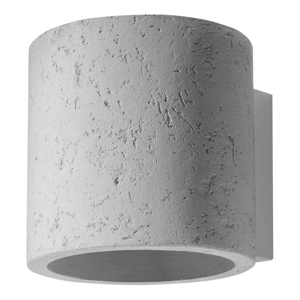 Lampa ścienna Sollux SL.0486 Orbis concrete