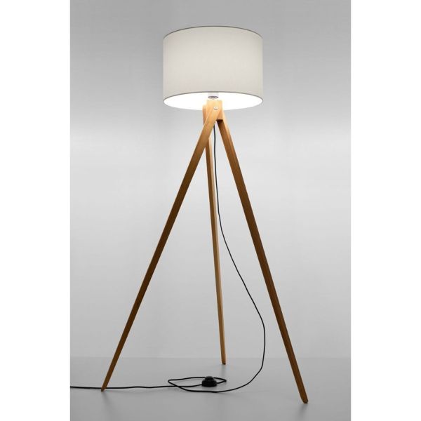 Lampa podłogowa Sollux SL.0524 Legno 2 natural wood