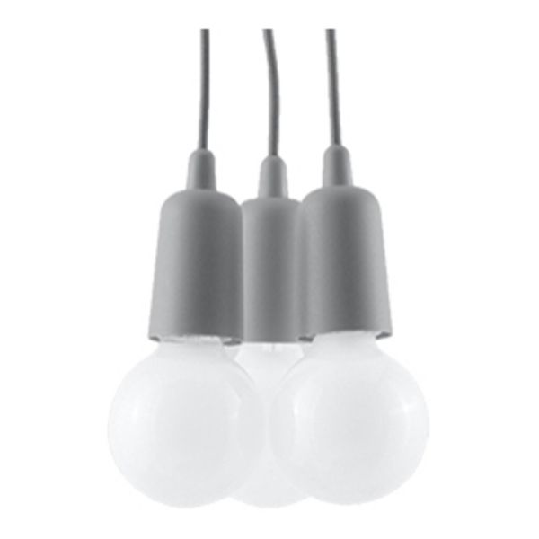 Lampa wisząca Sollux SL.0576 Diego 3 grey