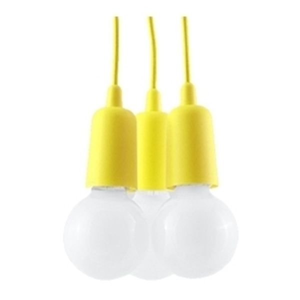 Lampa wisząca Sollux SL.0579 Diego 3 yellow