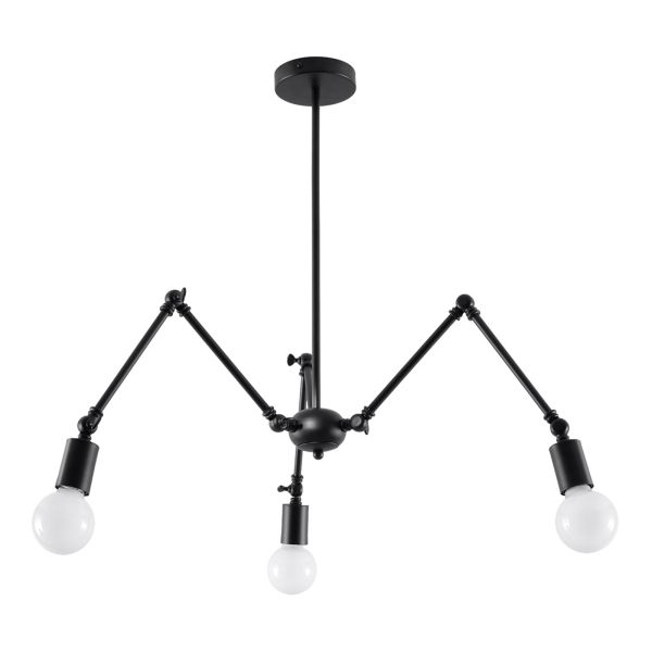 Żyrandol Sollux SL.0611 Stark 3 black