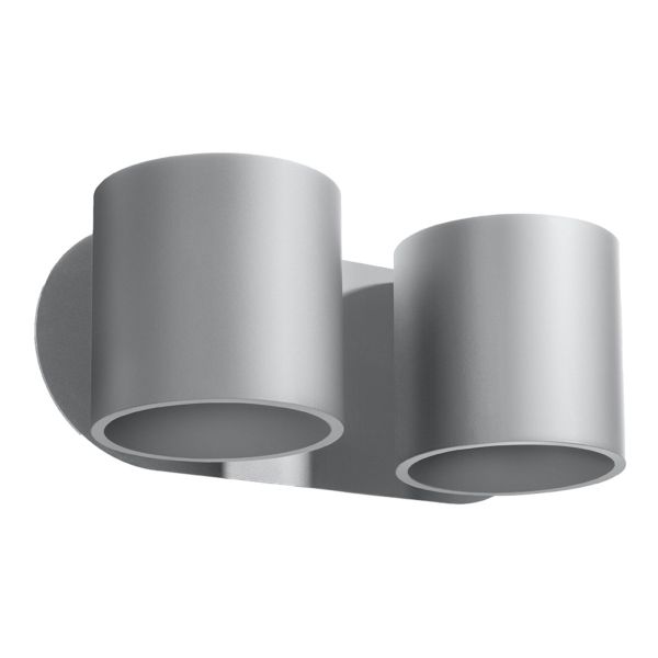 Lampa ścienna Sollux SL.0661 Orbis 2 grey