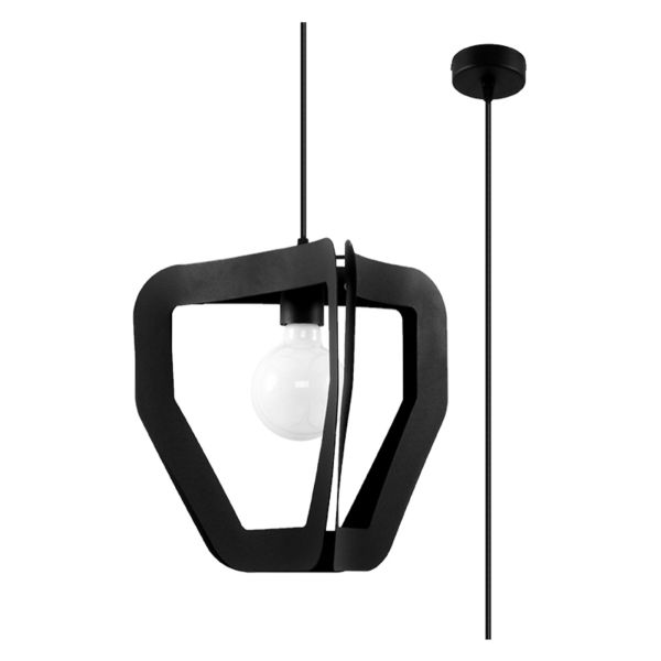 Lampa wisząca Sollux SL.0930 Tres black