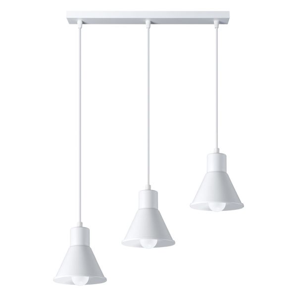 Lampa wisząca Sollux SL.0984 Taleja 3 white [E27]