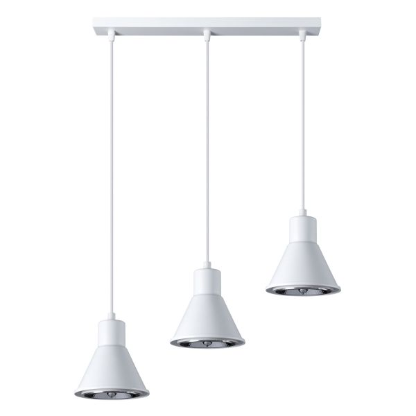 Lampa wisząca Sollux SL.0988 Taleja 3 white [ES111]