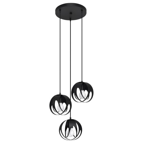 Lampa wisząca Sollux SL.1088 Tulos 3P black